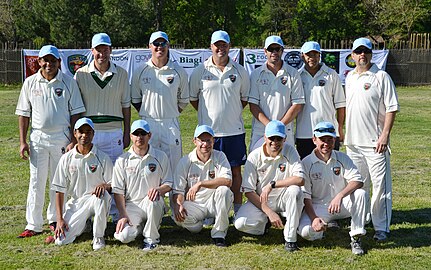 The Winning Rest of the World team in the 2014 Napa Valley CC "World Series".JPG