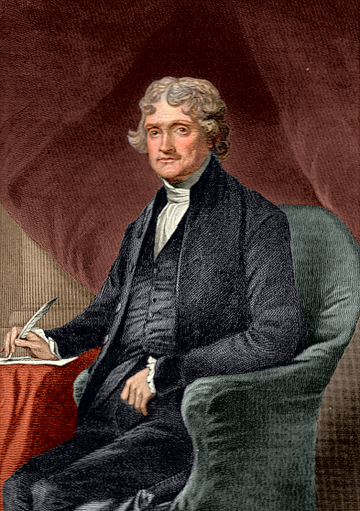 Thomas Jeffersongeboren in 1743