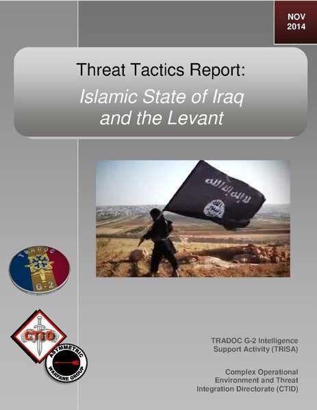 File:Threat Tactics Report - Islamic State of Iraq and the Levant (November 2014), U.S. Army TRADOC.pdf