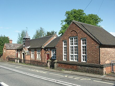 One of many Victorian village schools in Derbyshire