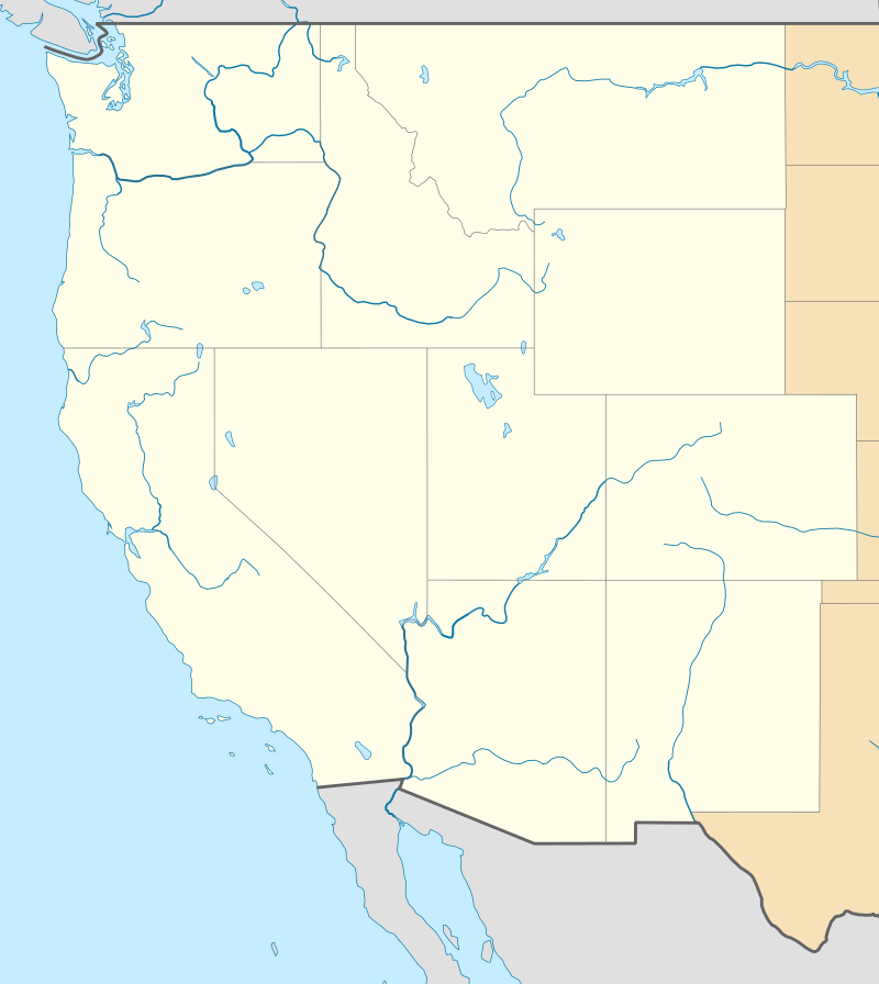 Cities visited by SounderBruce in the Western United States