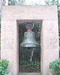 A bell from USS California is on display at the California State Capitol Museum.