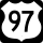 Markierung der US-Route 97