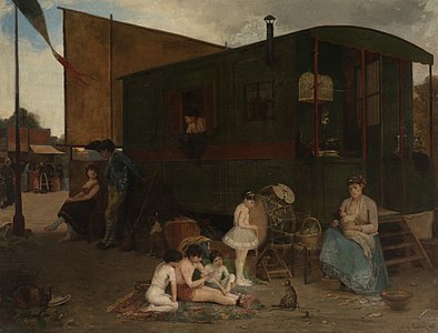 La Roulotte de cirque (1881), locatie onbekend.