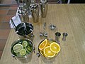 Utencilios para para prepar cocteles