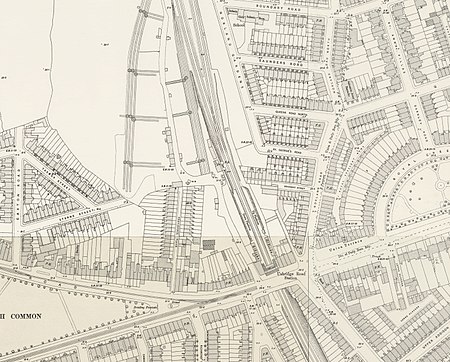 Uxbridge Road station, 1895