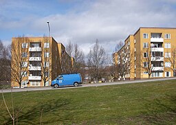 Forårsbys typiske 1970-talebebyggelse tæt på Vårby allé.