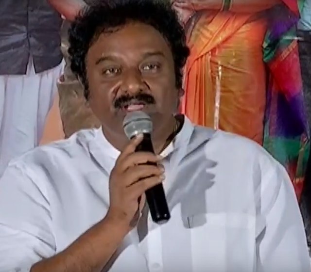 Vinayak at the teaser trailer launch event of Ammammagarillu in 2018.