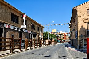 Paseo de Ribera, em Valtierra