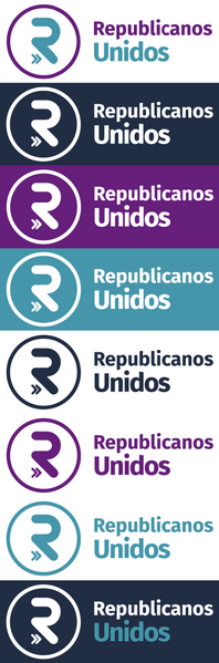 File:Versiones de la marca gráfica de Republicanos Unidos.png