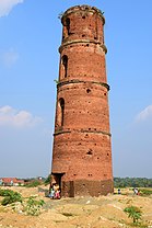 Vertical shot of Semaphore tower in Arrarah village at Bankura.jpg