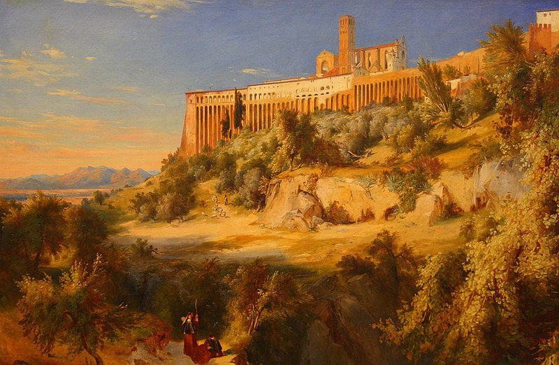 File:View of Assisi by Carl Blechen (4280101317).jpg