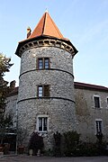 la tour du château de Chapeau Cornu