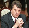 Viktor Yushchenko in Polish parliament..jpg