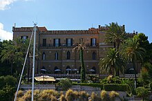 Villa Igiea, l'une des nombreuses propriétés de la famille Florio, aujourd'hui hôtel cinq étoiles de Palerme.