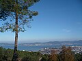 Vistas da Ría de Vigo dende Coruxo.