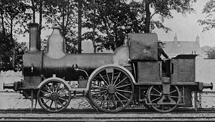 A pair of 2-2-2 locomotives hauled the railway to Tramore until 1905