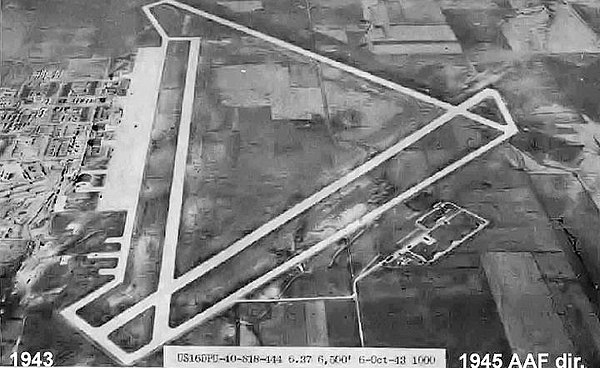 Aerial Photo of Walker AAF 6 October 1943