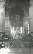 Interior de la catedral.  1915