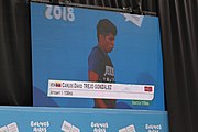 Deutsch: Gewichtheben bei den Olympischen Jugendspielen 2018; Tag 2, 10. Oktober 2018; Jungen 62 kg English: Weightlifting at the 2018 Summer Youth Olympics at 8 October 2018 – Boys' 62 kg