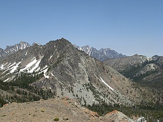 Bills Peak in the Wenatchee Mountains Wenatchee Mountains.jpg