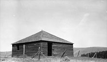 The Blockhouse at Fort Simcoe dating from around 1858 WhiteSwan FortSimcoe Blockhouse.jpg