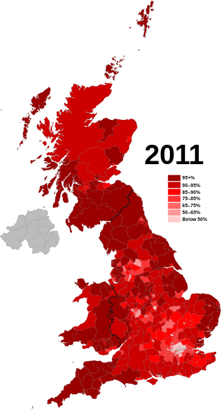 <span class="mw-page-title-main">White British</span> Ethnic classification used in the 2011 United Kingdom Census