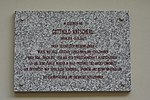 Gotthold Antscherl - memorial plaque