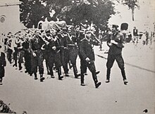 Members of AK "Wiklina" entering Zamosc 1944 Wiklina Zamosc 1944.JPG