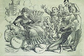 Wooing the Wealthy Widow - The Mascot, New Orleans, 1895.jpg