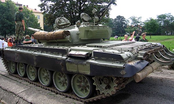 Yugoslav-built M-84 tank