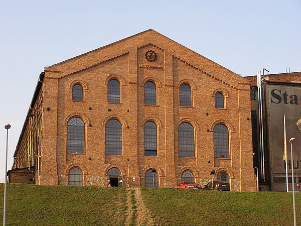 A historic metallurgical building in Zabrze