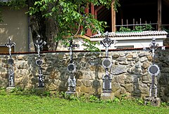 19th-century cast-iron crosses
