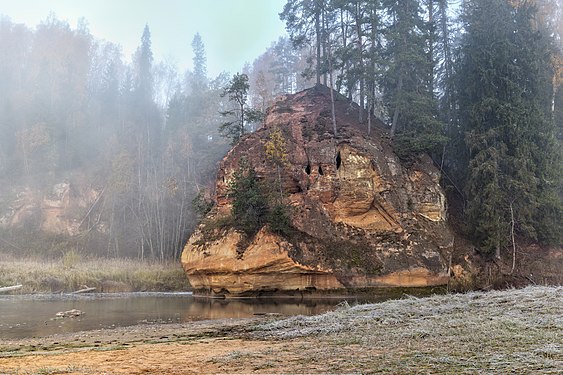 Zvārte cliff. Photograph: Juris Kraulis