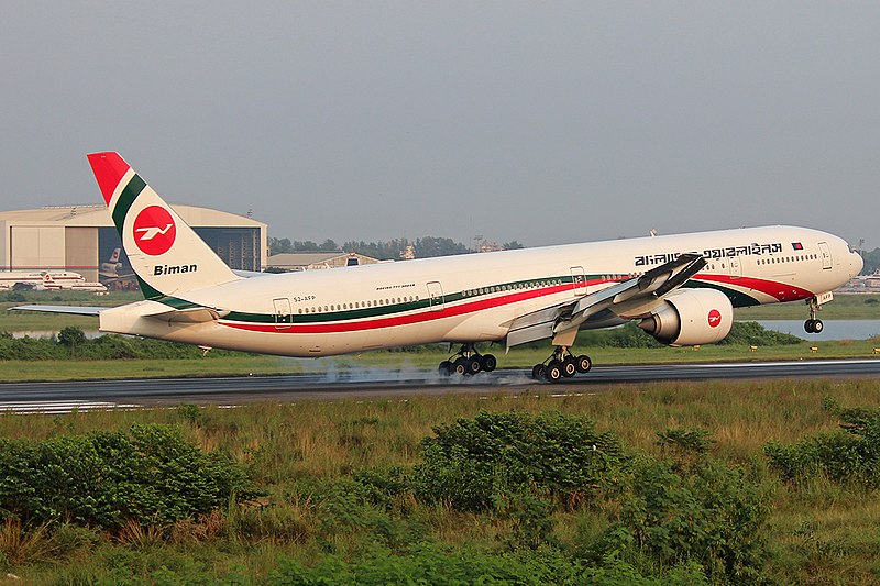 File:"Biman Bangladesh Airlines,Boeing 777-3E9ER.jpg