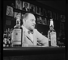 Teacher's Highland Cream and Cutty Sark at Charlie's Tavern, New York, N.Y., between 1946 and 1948 (Portrait of Charlie Jacobs, Charlie's Tavern, New York, N.Y., between 1946 and 1948) (LOC) (5189345937).jpg