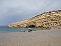 * Nomination View of Matala beach, Crete. --C messier 14:10, 15 November 2021 (UTC) * Promotion Sloping horizon (tilt to the right). --F. Riedelio 08:54, 19 November 2021 (UTC) Done --C messier 17:59, 20 November 2021 (UTC)  Support Good quality now. --F. Riedelio 07:12, 21 November 2021 (UTC)