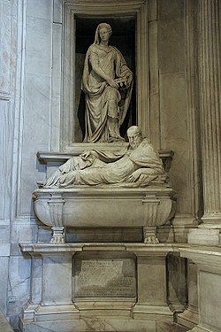 Kardinal Ciocchi del Montes gravmonument i San Pietro in Montorio.