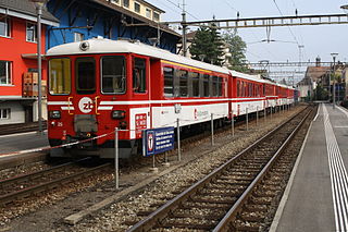 <span class="mw-page-title-main">Hergiswil railway station</span> Station in Nidwalden, Switzerland