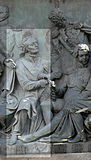 Горельеф Платова в нижнем ярусе памятника «Тысячелетие России», Великий Новгород