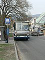 164-es busz Solymár, községháza megállóhelyen (2012, Ikarus 260, ezüstnyíl)