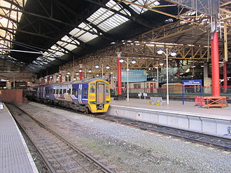 Terminating platforms at Manchester Victoria in 2012, before modernisation 158908 at Manchester Victoria station (4).JPG