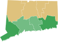 Results for the 1817 Connecticut gubernatorial election by county.