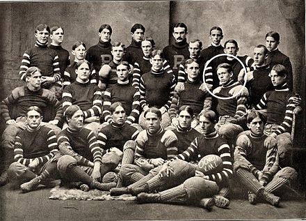 1900 VMI Keydets football team. Marshall circled