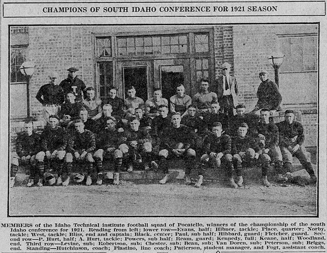 1921 Idaho Technical Tigers team photo