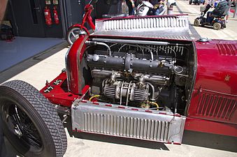 Janomotoren (1925–), her i en 8-sylindret Alfa Romeo P3 fra 1934