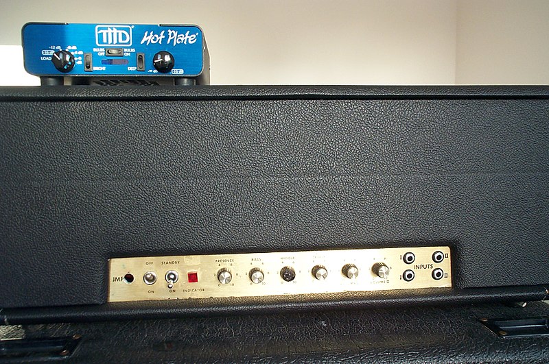 File:1969 Marshall JMP 1959 Super Lead Plexi 100W with new Tlex.jpg