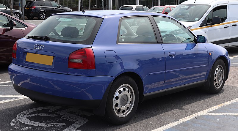 File:1998 Audi A3 Automatic 1.6 Rear.jpg