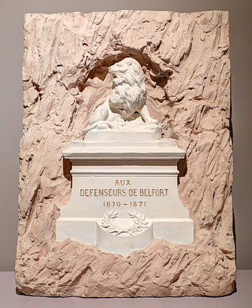Monuments aux défenseurs de Belfort 1870-1871, par Frédéric-Auguste Bartholdi.