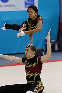 Farai Bright-Garamukanwa British acrobatic gymnast